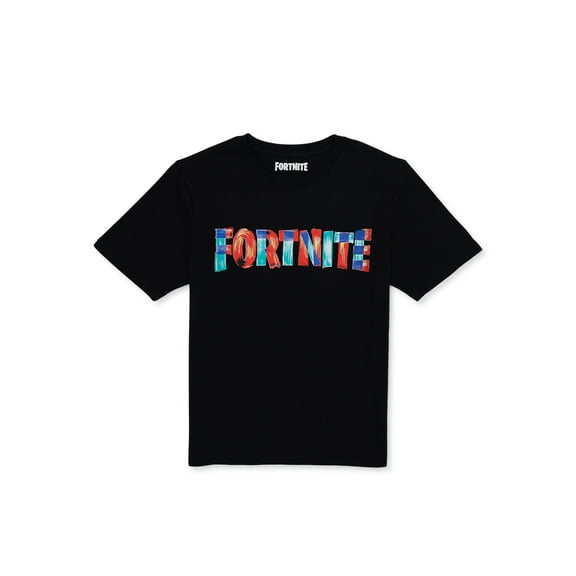 Fortnite Boys Logo, Crew Neck, Short Sleeve, Graphic T-Shirt, Sizes 8-18