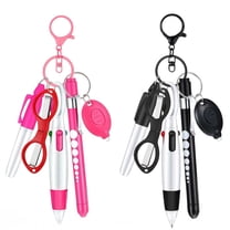 2PCS All-In-One Office Supplies Kit With Markers, Ballpoint Pen, Scissors Included