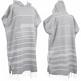 thumbnail image 4 of Toalla Poncho De Surf Toystoory Capa De Algodón Turco Ligera Y Suave 80 Algodón 20 Poliéster Gris oscuro, 4 of 6