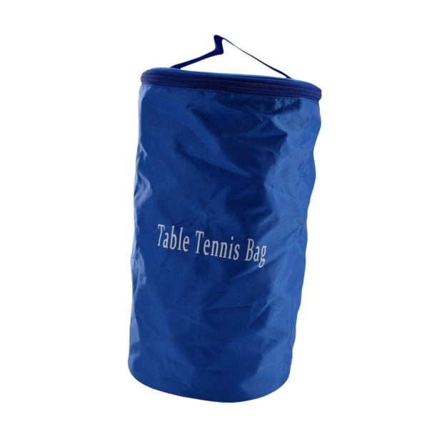 Bolsa portátil para pelotas de tenis de mesa, de tela Oxford, de gran capacidad, para clubes y escuelas. Azul