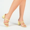 thumbnail image 6 of Journee Collection Womens Jessa Tru Comfort Foam Open Square Toe Block Heel Sandals, 6 of 6
