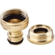 thumbnail image 3 of Conector de grifo de riego con rosca BSP 2 en 1 de 3/4'' y 1/2'' de latón Rawiri, adaptador de grifo roscado, paquete de 2, 3 of 6