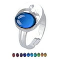thumbnail image 4 of 9pcs Mood Ring Adjustable Size Original Oval Color Changing Ring Set Ring Jewelry, 4 of 5