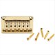 thumbnail image 1 of Puente de Guitarra de 6 Cuerdas con Silletas Fijas y Cordal de Carga Superior, Pieza para Guitarra Eléctrica, Dorado, 1 of 5