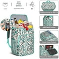 thumbnail image 2 of Romantic Spots Pattern Insulated Backpack Cooler - 20L Soft Cooler Bag for Travel, Work & Outdoor Activities, Lightweight Design, 2 of 5