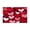 Color 2, variant on Amarainy Heart Pattern Red And Pink Valentine Theme Linen Table Mats Set Of 4 For Home Kitchen Table Decor 12x18 inch