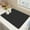 Black, variant on KQJQS Dish Drying Mat – 11.8x15.7in Diatomaceous Earth Absorbent Pad, Heat Resistant, Easy to Clean, for Kitchen Counter, Sink, Drawer or Fridge Use