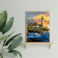 thumbnail image 4 of Cuadros Decorativos Pintura de diamante redondo de la serie Paisaje de bricolaje DQrwqpou Nuevos Originales, 4 of 9