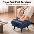 thumbnail image 6 of MIKIBAMA Small Foot Stools Ottoman Faux Leather Footrest for Living Room Bedroom Office, 6 of 10