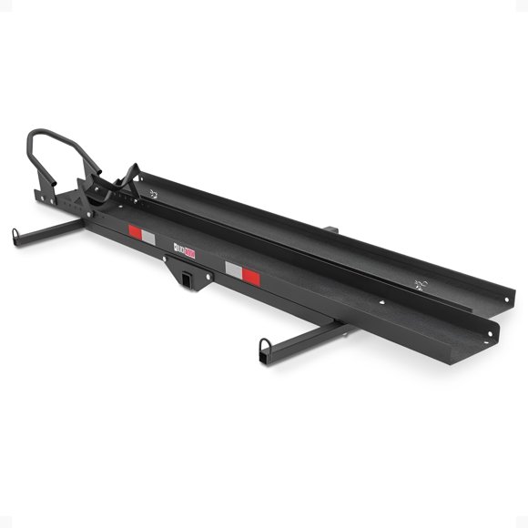 Black Widow Motorcycle Bike Carrier w/Ramp for 2" Hitch, 400 Pound Capacity