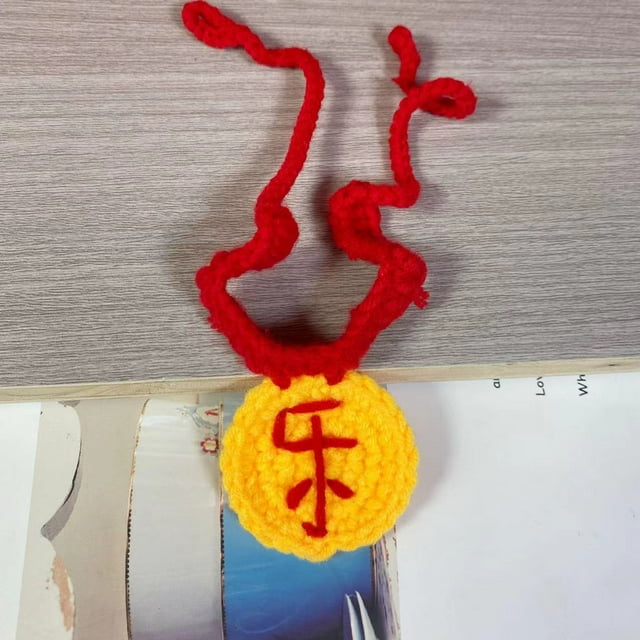 Baohd Collier pour Chat, Collier Tressé pour Animal, Nœud Chinois Corde Rouge