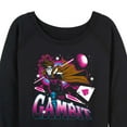 thumbnail image 3 of Marvel X-Men - Gambit Space - Women's French Terry Pullover Sweatshirt, 3 of 5