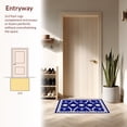thumbnail image 3 of ODIKA 4'x6' Machine Washable Non-Slip Area Rug, Nautical Rope Geometric Intermission Design High Traffic Rug, Blue, 188342, 3 of 7