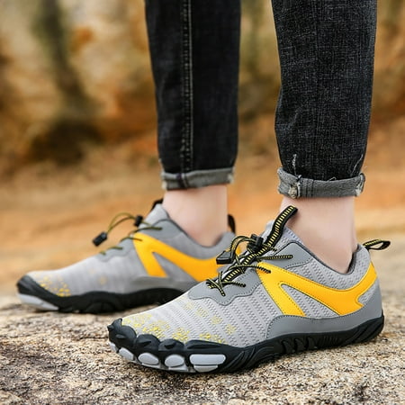 XDDST Womens Flats Comfortable Dressy New Large Size Mesh Flat Round Toe Wading Shoes Couples Fitness and Sports Water Shoes Outdoor Versatile Five Toe Hiking Shoes
