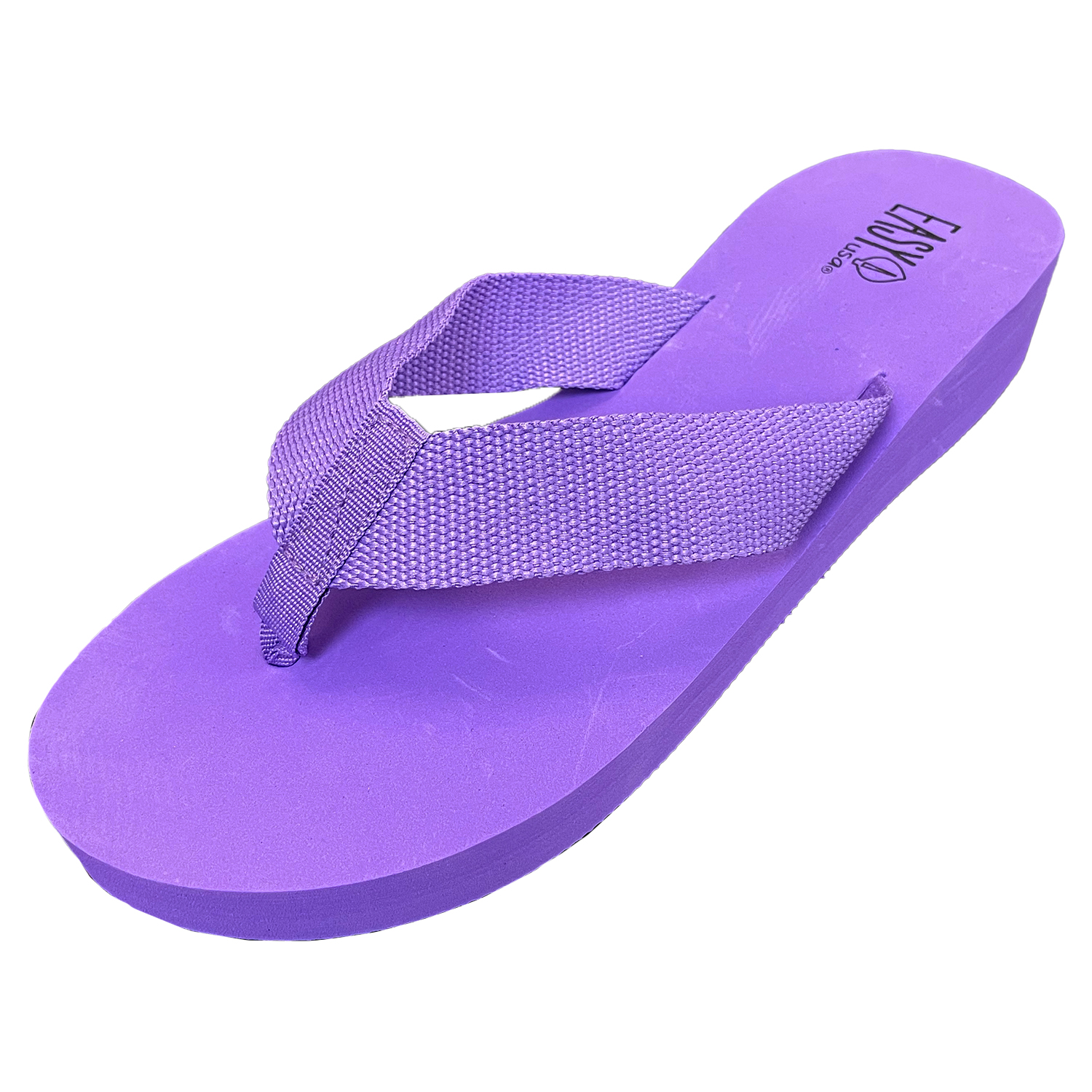 SNJ New Women's Summer Platform Flip Flop Thong Beach Light Wedge