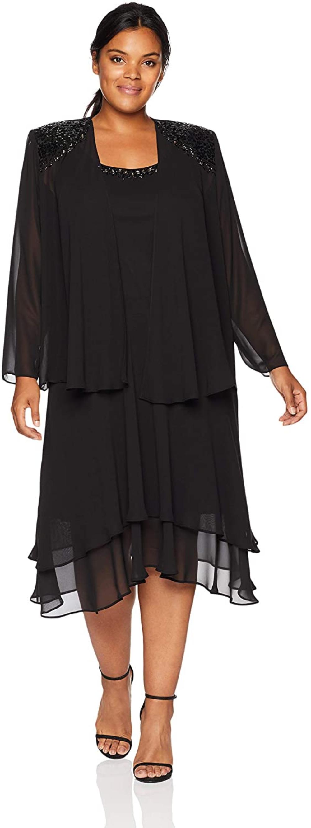 walmart black dresses in store