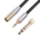 thumbnail image 1 of Cable auxiliar de 3 m con núcleo de cobre completo macho Kuymtek a Mini Cable adaptador XLR con protector de papel de aluminio Cable adaptador para Audífonos de cám, 1 of 7