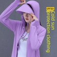 thumbnail image 3 of Chaqueta de pesca ligera y transpirable con protección solar de seda helada para hombre y mujer, con protección UV UPF50, 3 of 5