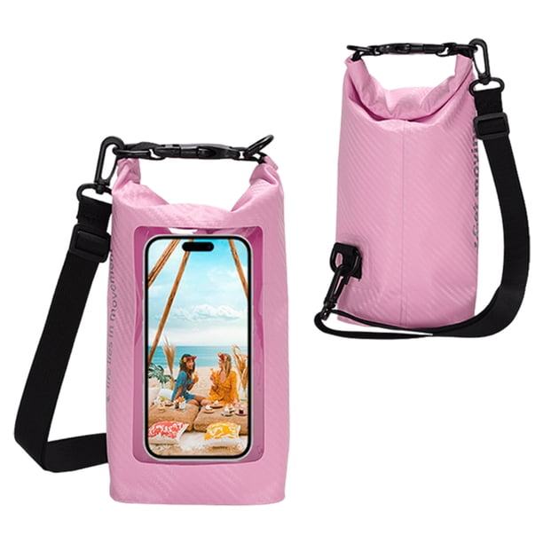 Pultro al aire libre 3L Gran capacidad Beach Imploage Bag Crossbody 2-In-1 Waterpr ()