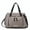 Pewter Black Combo, variant on MKF Collection Elise Women’s Satchel Bag, Vegan Leather Large Handbag Purse by Mia K. -White/Grey