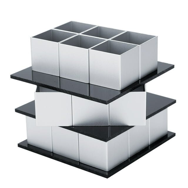Steel Cake Mould, Bring You More Fun Safe Material Non- Easy To Use 3D Cake , Molding Of Cheese Baking Layering For Desserts Cake Fruit Tart