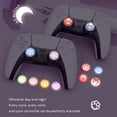 thumbnail image 2 of Luminous Thumb Grips for PS5 Controller - Glow-in-the-Dark Silicone Joystick Caps (Multiple Designs) 4-Pack, 2 of 21