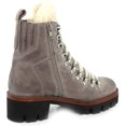 thumbnail image 2 of Jeffrey Campbell Culvert Taupe Suede Lace-up Hiker Fur Lined Cozy Combat Boots (TAUPE SUEDE IVORY, 7.5), 2 of 4