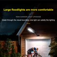 thumbnail image 4 of Lámpara solar de inundación DYNWAVEMX para exteriores con sensor de movimiento 60LED IP65 a prueba de agua luz de calle al aire libre, 4 of 8