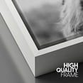 thumbnail image 5 of PixonSign Framed Canvas Print Wall Art Black & White Shetland Cow Portrait Farmhouse Art Rustic Decor Nature Animals Modern Art Realism Cozy Decorative Colorful Multicolor - 16"x24" White, 5 of 5