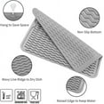 thumbnail image 2 of Silicone Dish Drying Mat for Multiple Usage,Easy clean,Eco-friendly,Heat-resistant Silicone Mat for Kitchen Counter or Sink,Refrigerator or Drawer liner Grey L 16 inches x 12 inches, 2 of 10