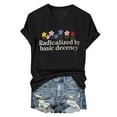 thumbnail image 1 of Chemises pour Femmes Rayées T-Shirts à Manches Courtes pour Femmes T-Shirts pour Femmes T-Shirts à Manches Courtes T-Shirt d'Été pour Femmes T-Shirt Décontracté à Manches Longues pour Femmes T-Shirts Courts pour Femmes, 1 of 3