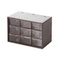 thumbnail image 1 of Naiovety Mini joyero de 9 rejillas Gabinete de almacenamiento de plástico Cajón de joyas de múltiples capas Almacenamiento y organización del hogar Naiovety HA017958-00, 1 of 1