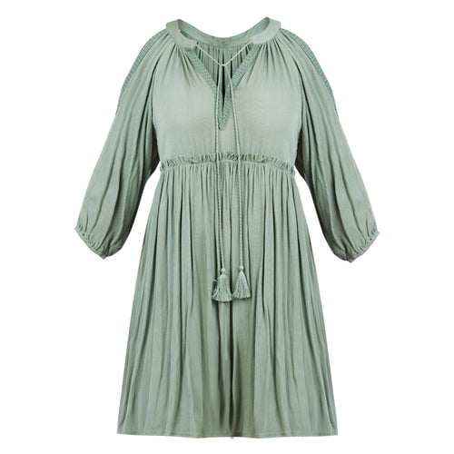 972-68 Vestido olivo Cklass 972-68