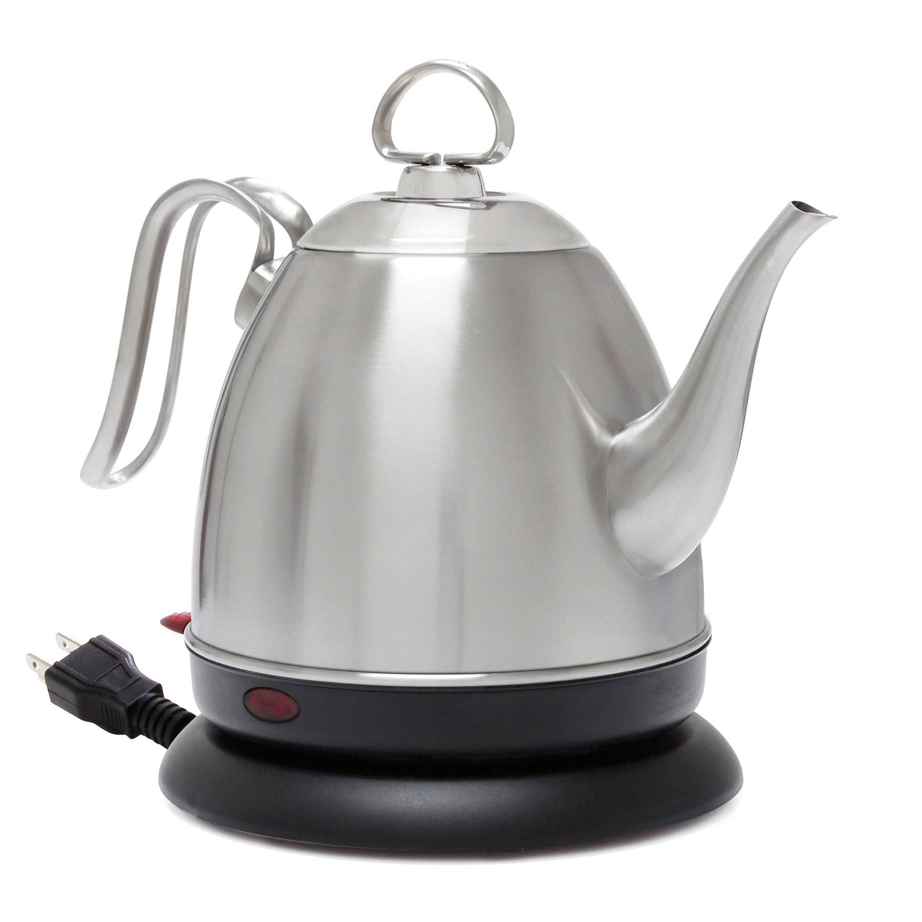 chantal mia ekettle electric water kettle in brushed stainless steel