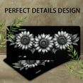 thumbnail image 4 of Monochrome Sunflowers Front License Plate, Metal License Plate, Funny Standard Plates Personalized Novelty Decorative For Men/Women/Boys/Girls Car 6×12 Inch, 4 of 7