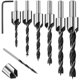 thumbnail image 2 of Juego de brocas avellanadoras, 7 piezas de 5 flautas Brocas avellanadoras de corazón para carpintería Brocas avellanadoras 3-10 mm, 2 of 5