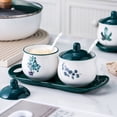 thumbnail image 3 of Qeeadeea Sugar Bowl With Lid, Sugar Storage Jar, Sugar Pot, Sugar Container Spice Jar, Sugar Salt Pot Seasoning Canister-3 Set of c-200ml, 3 of 7