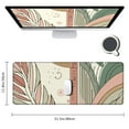 thumbnail image 2 of nygtbtfer  Large Gaming Mouse Pad, Non-Slip Rubber Base Water-Resistant Computer Keyboard Mouse Mat Desk Pad Protector,Thick XX-Large, Ideal Partner for Work &amp; Game (Tropical Leaf) 31.5x11.8 in, 2 of 6