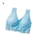 thumbnail image 5 of Sujetador push-up Qarigey de poliéster para mujer Bralette talla grande azul 1 L, 5 of 6
