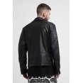 thumbnail image 2 of Leather Motorcycle Jacket Black Motorcycle Jacket Mens Leather Riding Jacket Motorcycle Jackets For Men Black Leather Motorcycle Jacket size 4XL, 2 of 5