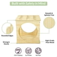thumbnail image 2 of Clevr Wooden Cube Climber for Kids Toddlers Climbing Toy Activity Center Indoor, 2 of 9