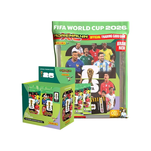 2026 Panini Adrenalyn TG Cartes à Échanger de la Coupe du Monde de la FIFA - Boîte et Ensemble de Départ (Album, 420 Cartes + le et Golden Baller)