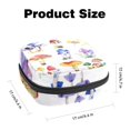 thumbnail image 2 of Sanitary Napkin Storage Bag, Cute Watercolor Colorful Mushrooms Portable Menstrual Pad Bag for Teen Girls Store Panty Liners Tampons Sanitary Pads for Women Ladies, 2 of 6
