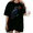 Black-2, variant on Women's Vintage Raven & Rose Heart Graphic T Shirt Gothic Mystical Bird Lover Casual Short Sleeve Round Neck Top White S-5XL