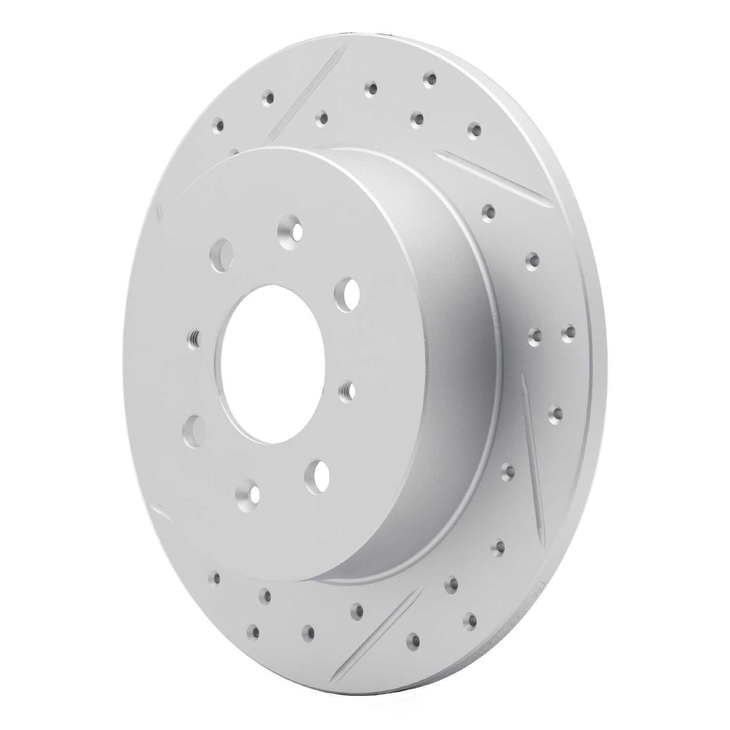 Dynamic Friction Company 830-59031L DFC Geoperformance Rotor - Drilled and Slotted