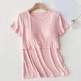 thumbnail image 5 of CAIXAI Womens Nursing Top Short Sleeve V-Neck Nursing Shirt Breastfeeding Shirts, 5 of 5