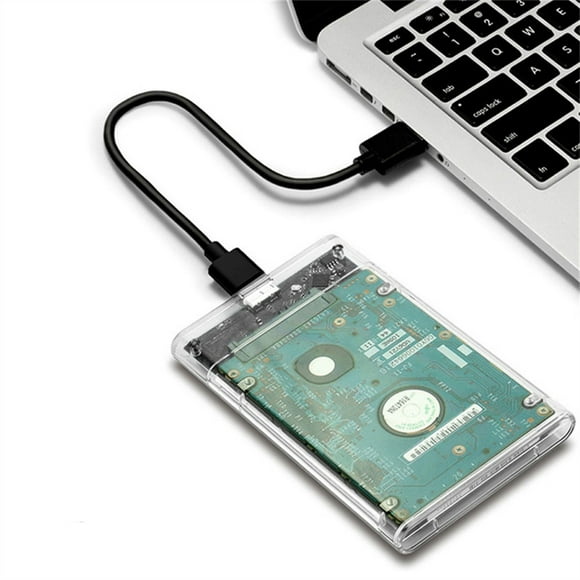 Qiaoxi Transparent Hard Drive Box SSD Solid State Mechanical 2.5-inch Laptop SATA Serial Port USB 3.0 High-speed