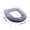 thumbnail image 3 of PRETXORVE Home Decor, Room Decor, Winter toilet Seat Cover Fuzzy toilet Seat Cover Thickened Washable toilet Seat Ring, 3 of 6