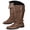 Coffee, variant on Mens Renaissance Vintage Boots Cosplay Boot Halloween Viking Pirate Riding Shoes Gothic Cosplay for Adult