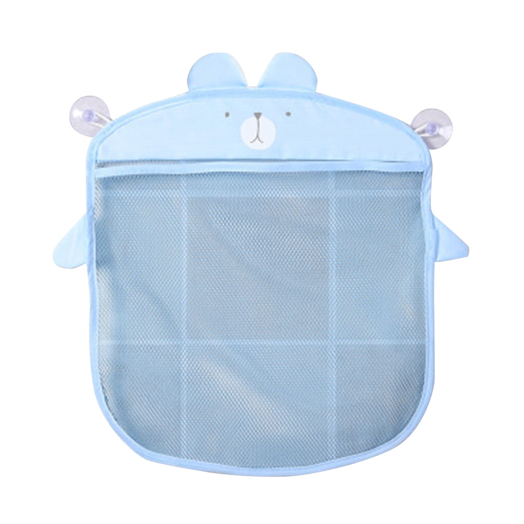 BLUE 3 Tier Hanging Storage Bag Mesh Net Kids Toy Bedroom Bathroom Organizer Cl 